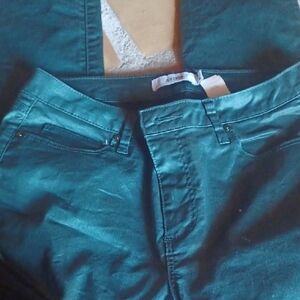 Anthropologie Deep Teal Trousers